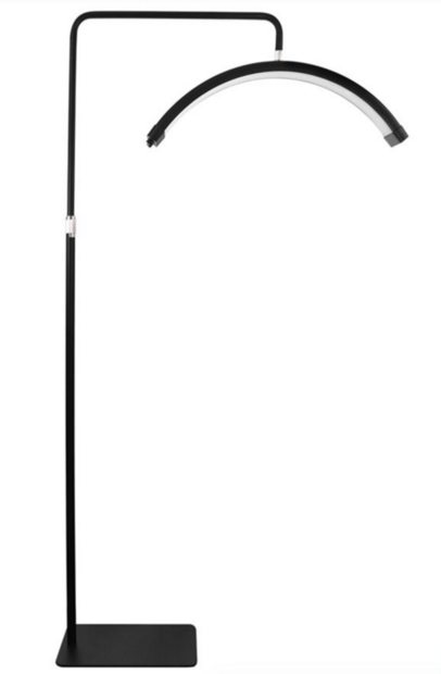 Half Moon Light professionele staande LED lamp met smartphone houder 