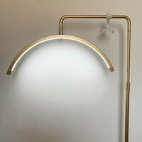 Half Moon Light lamp mat goud - staande LED lamp 