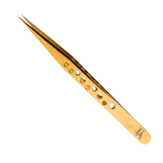 Golden Tweezers Straight Extra grip pincet