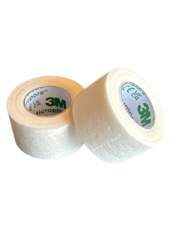 3M&trade; Micropore medical hypoallergene paper tape 2,5cmx9,1m
