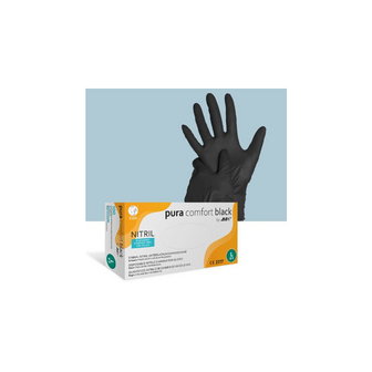 Nitril handschoenen, zwart disposable en poedervrij