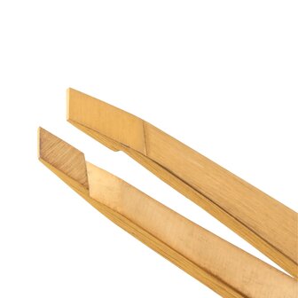 Tweezerman Ultra Precision mini slant tweezer gold