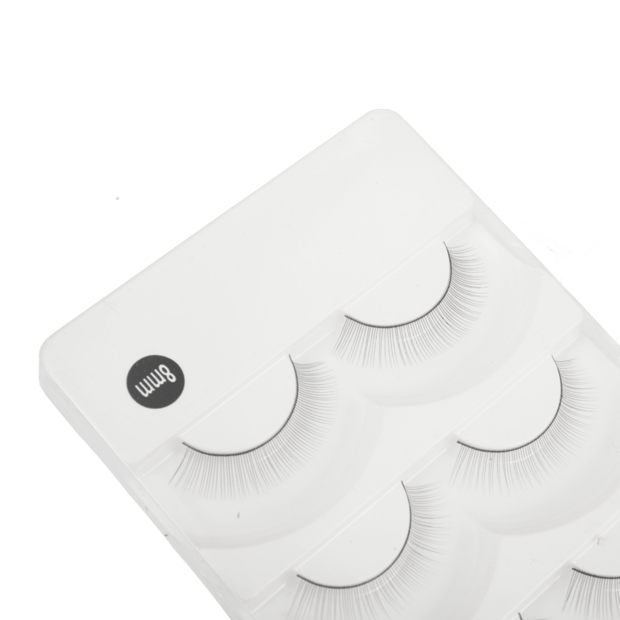 Oefenwimpers -10 paar | wimpers met plakstrip voor oefenhoofd