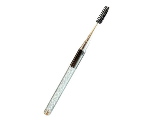 Luxe Wimperborstel met dop en &#039;swarovski&#039; glittersteentjes