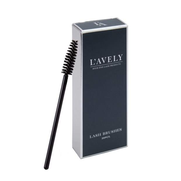 Black Lash Brushes L&#039;Avely 20 pcs